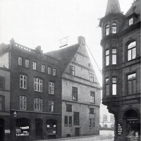 Dänische Straße, Ecke Falckstraße vor dem 2. Weltkrieg